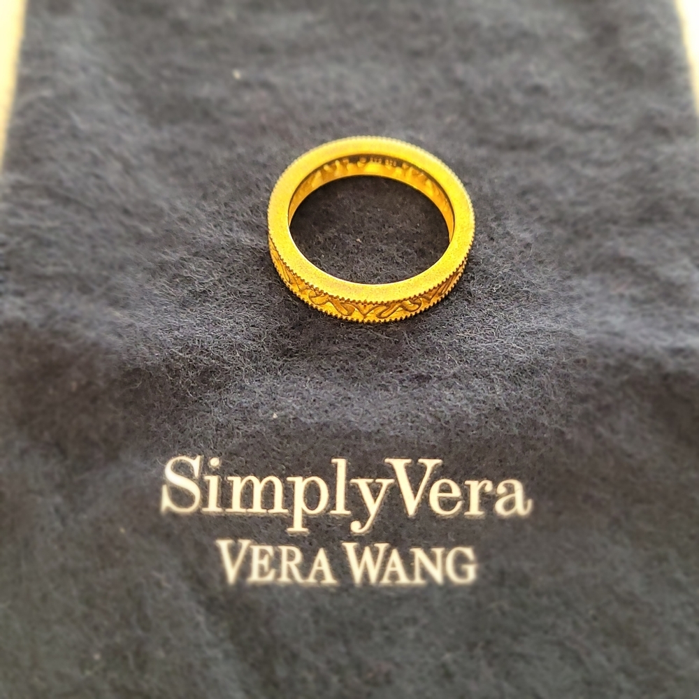 18kt Gold over Sterling Silver Stackable Ring